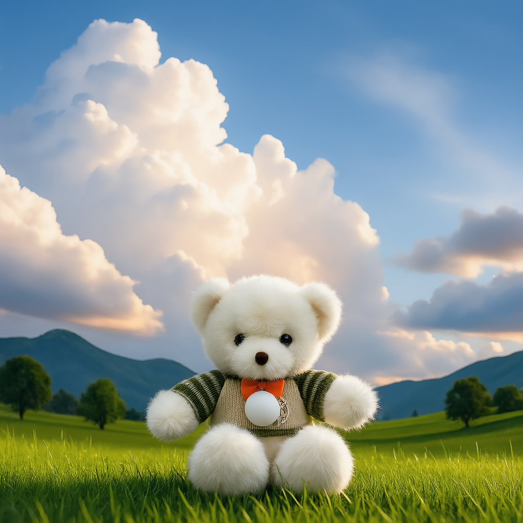 AI Interactive Talking Plush Bear Toy - Smart Realistic Teddy Sings, Responds with Speech Bubble, Perfect Friend Gift, Heartfelt Valentine's Gift, Birthday Gift for Kids, Luxury Gift for Parents, Useful Gift for Seniors.