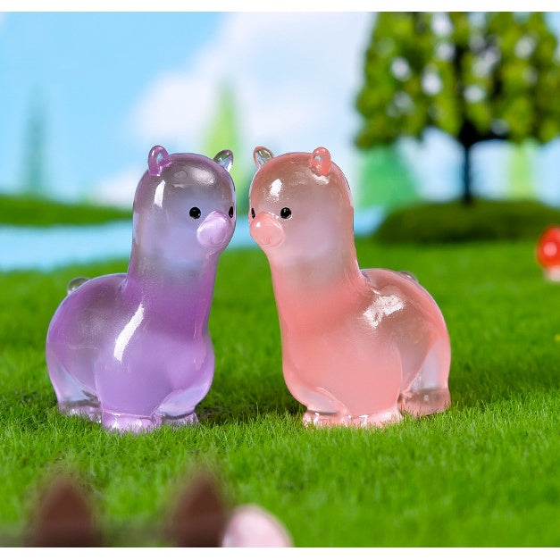 1001: Animal Match-Up Challenge! Open the 10 blind bags, if the same type of animal encounters the same type of animal, open another bag, Glowing at night Animals, luminous turtle, red panda, duck, polar bear, bunny, Halloween gifts, holiday gifts