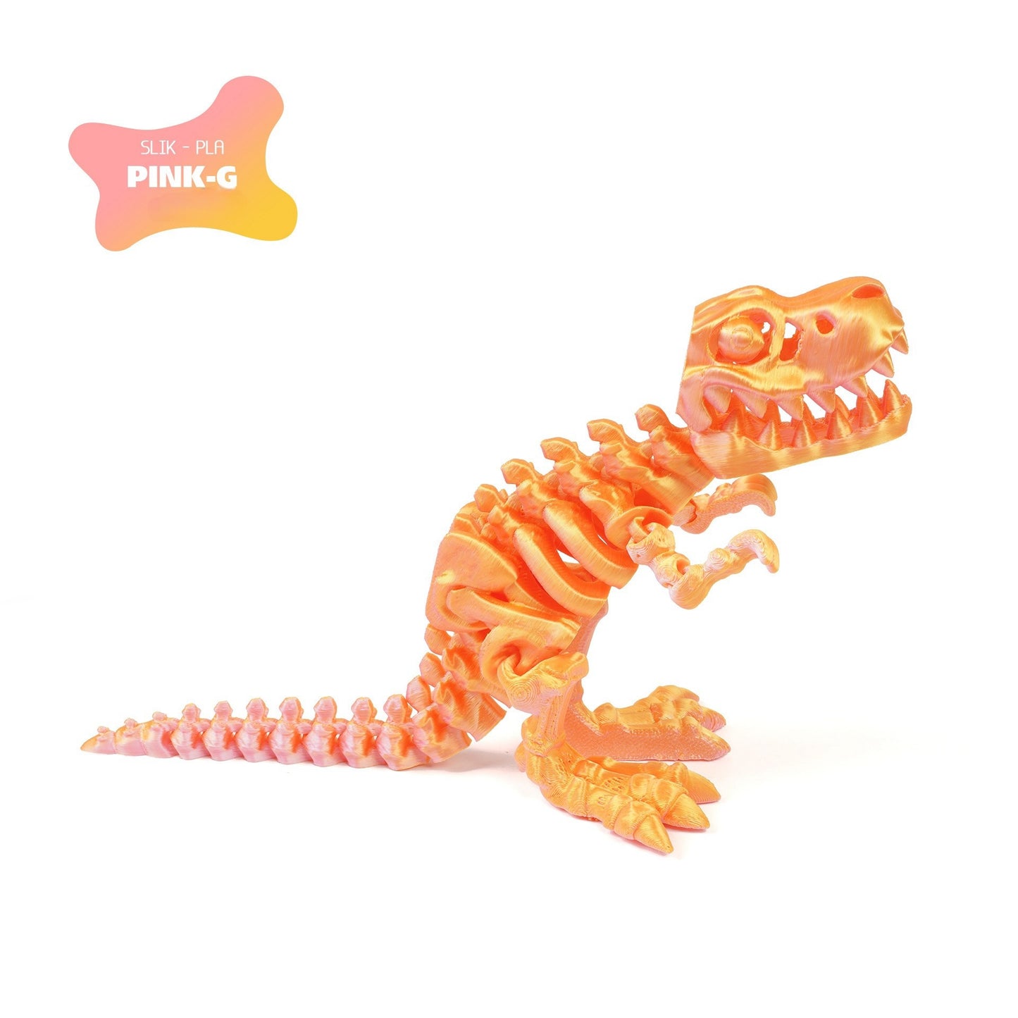 3D printed T-Rex dinosaur figurine skeleton transforming toy gear ball toy collectible gift craft trendy plaything