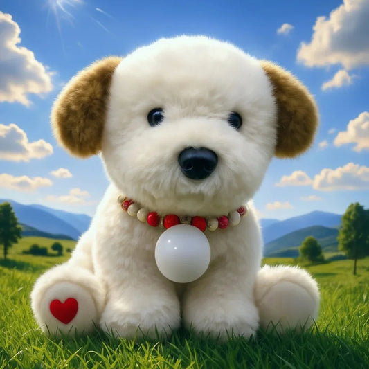 Birthday Gift AI Smart Plush Toy Dog Interactive Realistic Bear, Talks, Sings, Talk Bubble (Copy)