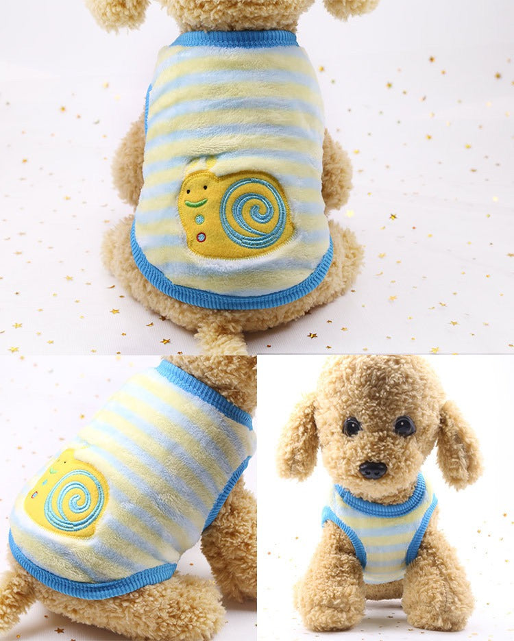 Dog and Cat Pet Clothes - Autumn/Winter Pet Apparel with Leash Option - Wholesale Fleece Bee Transformation Outfit