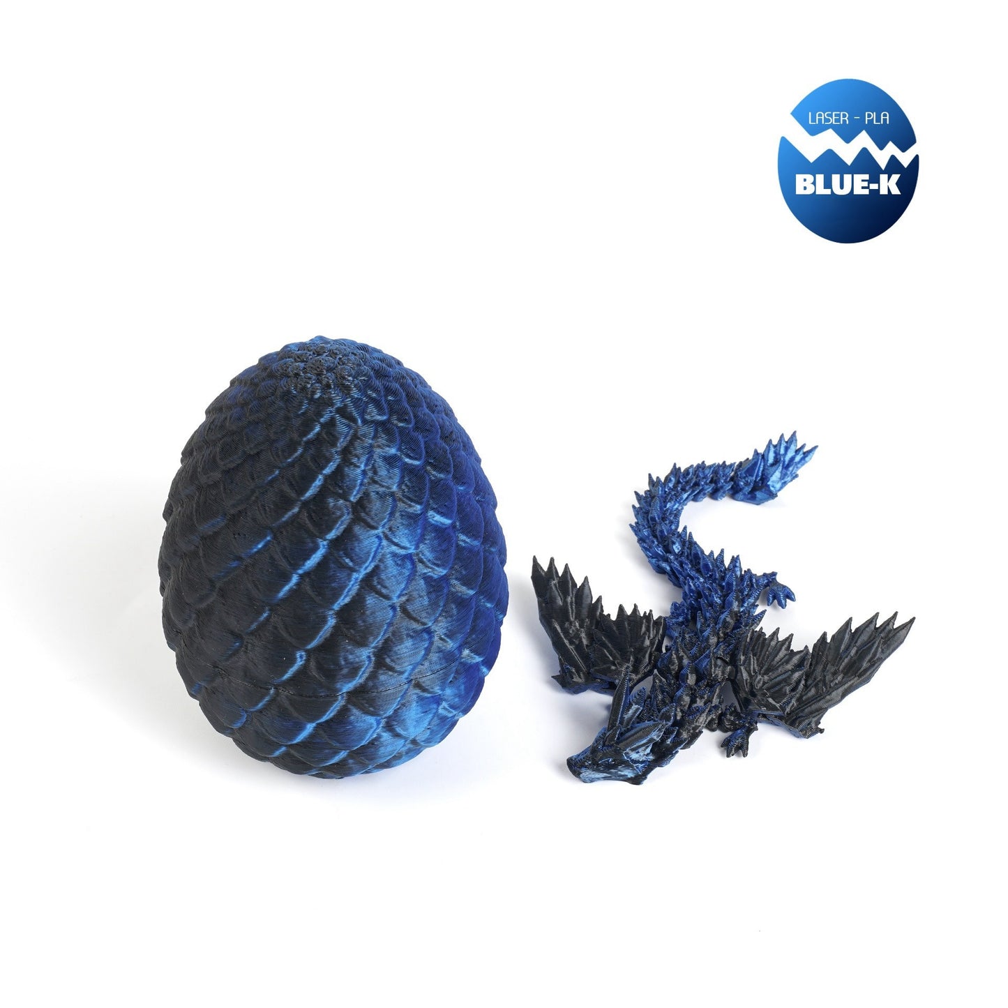 3D Printed Popular Winged Flying Dragon Egg Set, Figurine Decor Gift, Creative Trendy Chinese Dragon