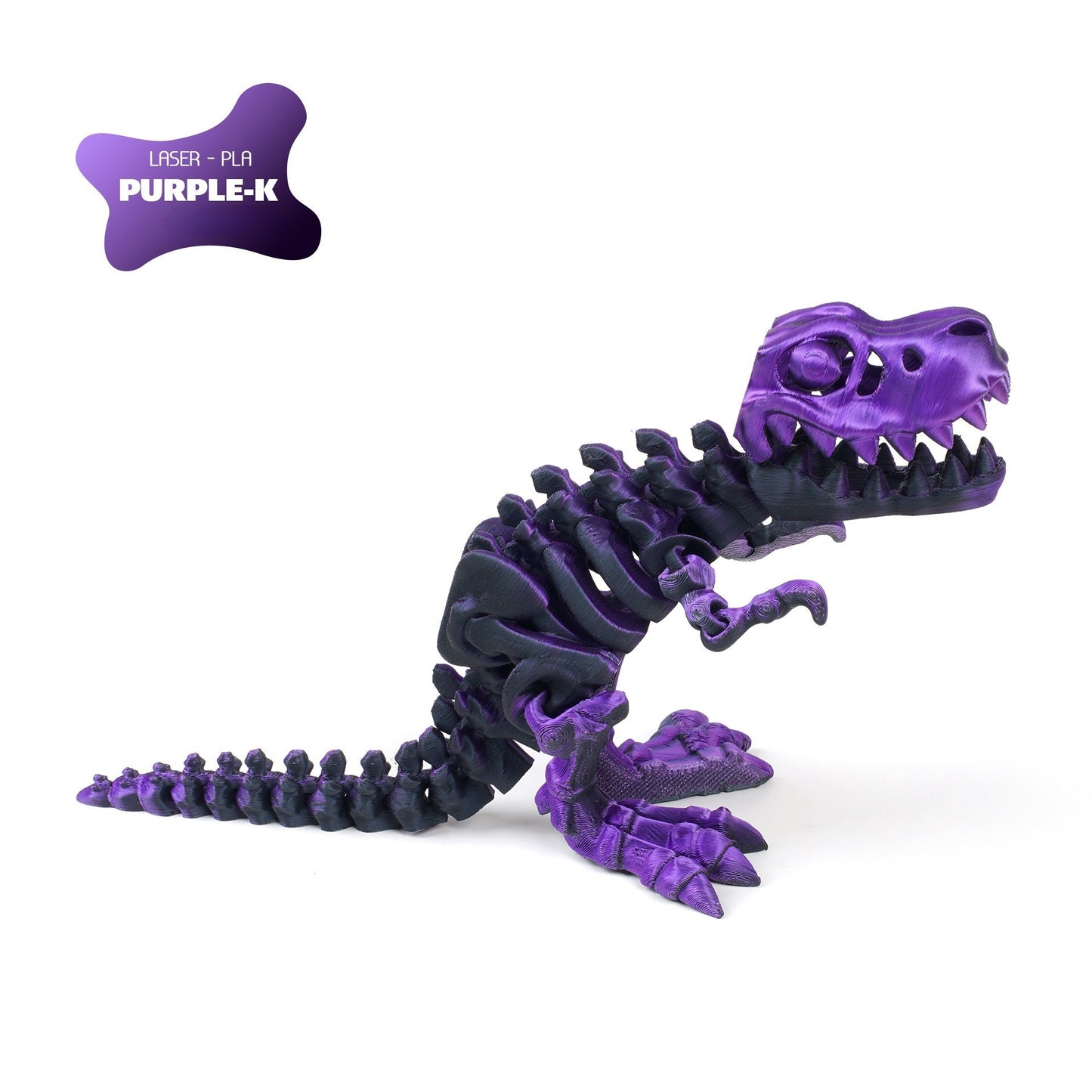 3D printed T-Rex dinosaur figurine skeleton transforming toy gear ball toy collectible gift craft trendy plaything