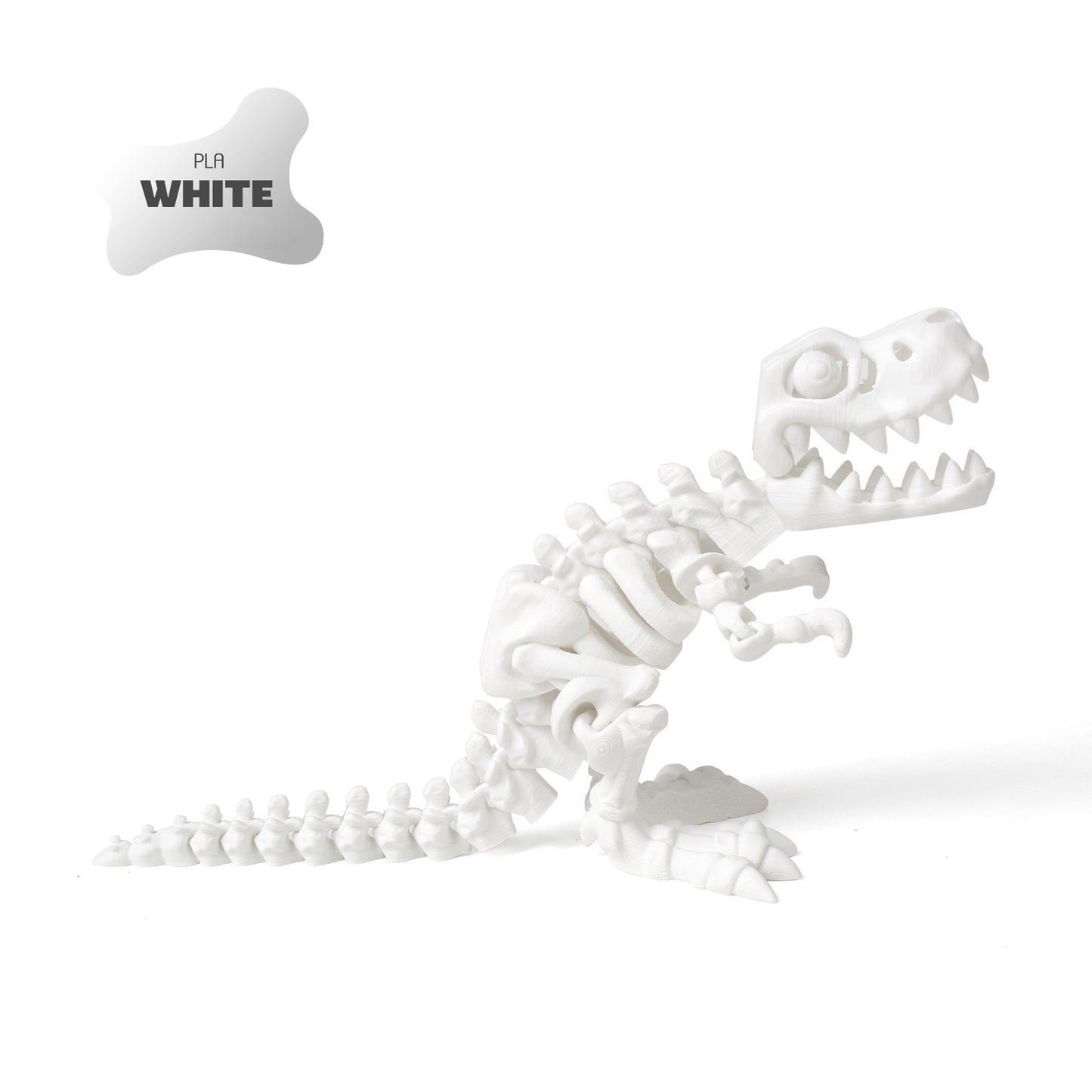 3D printed T-Rex dinosaur figurine skeleton transforming toy gear ball toy collectible gift craft trendy plaything